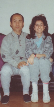 Con il M° Wang Ting Jun nel 1991